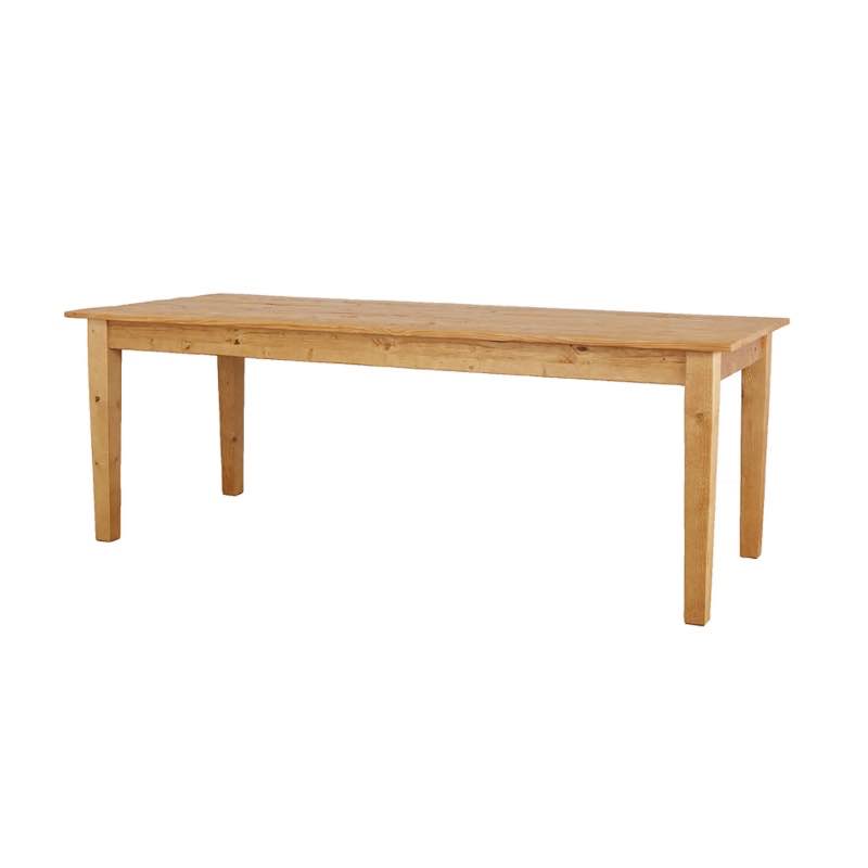 Reclaimed Wood Provence Farm Table, 7ft - Natural